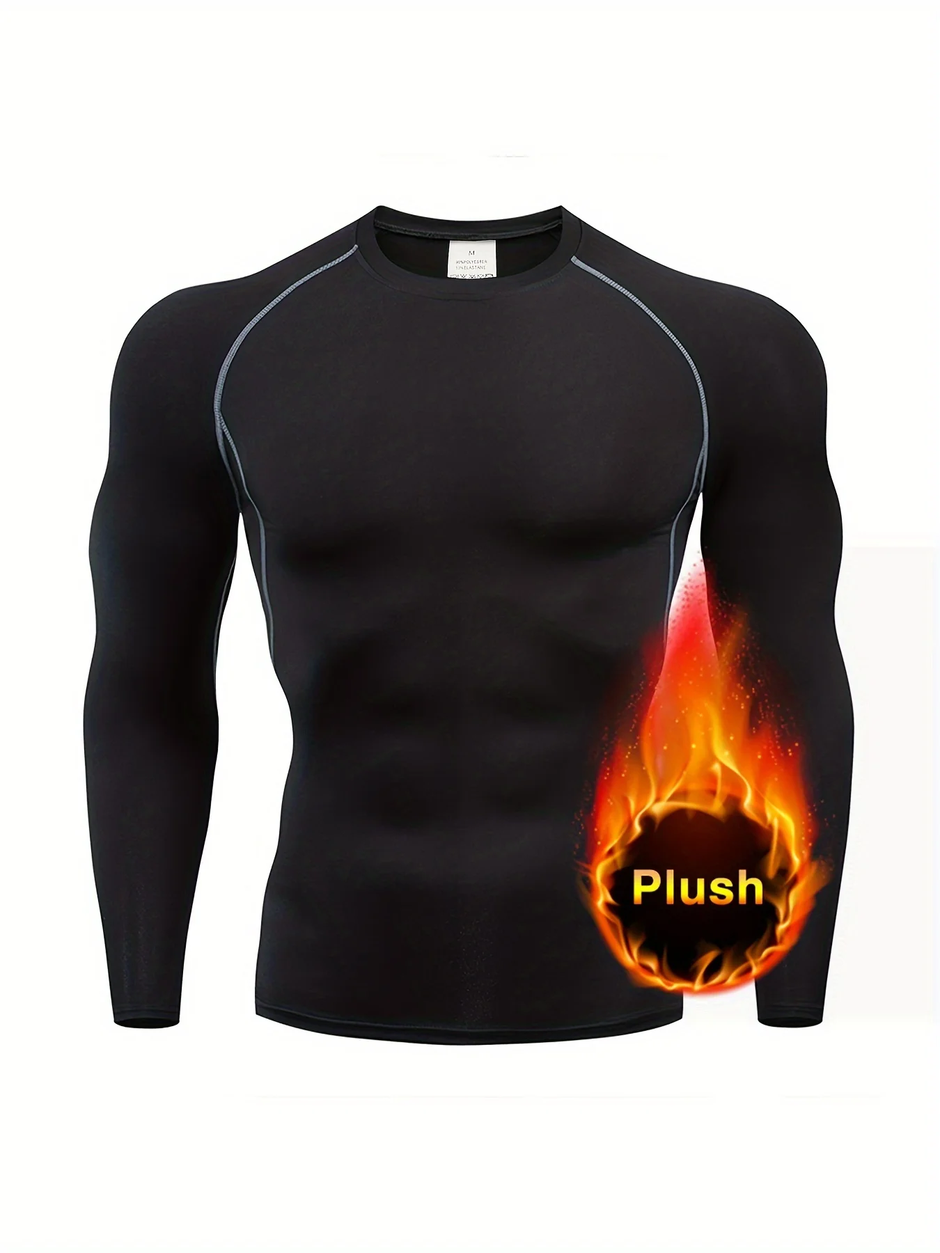 

Лыжное быстросохнущее мужское термобелье, зимний компрессионный облегающий топ, спортивная футболка для бега и фитнеса