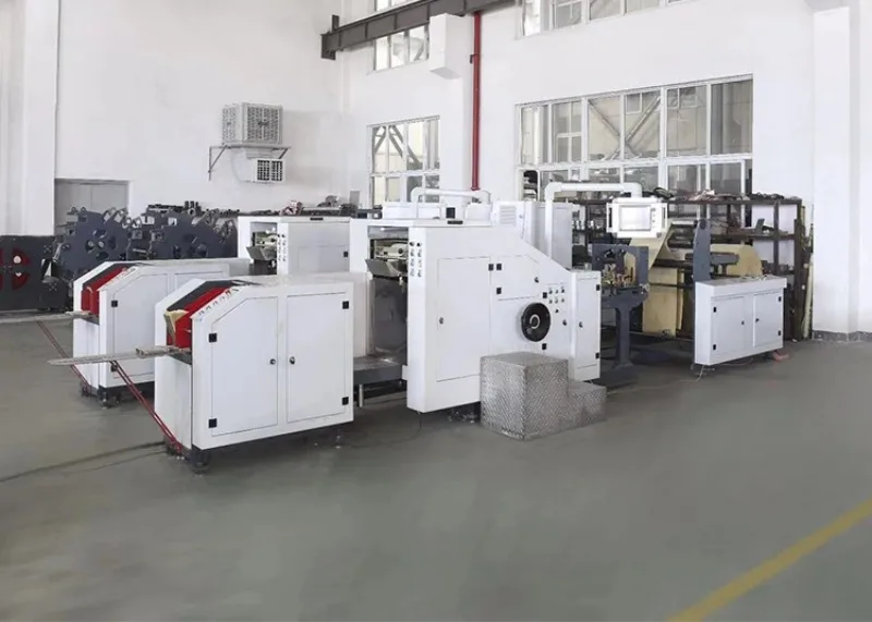 YG Customized Factory Price Fully Automatic V Bottom Paper Bag Making Machine Grocery Paper Bag Making Machine
