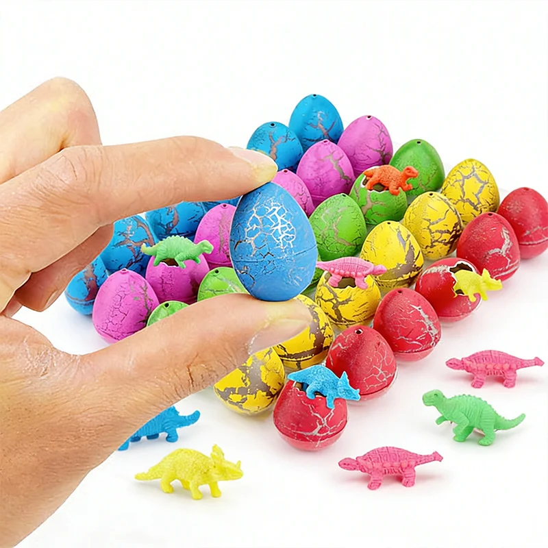 10/20pcs Mini Magic Hatching Dinosaur Eggs Grow in Water Toys for Kids Birthday Party Favors Gifts Easter Egg Hunt Supplies