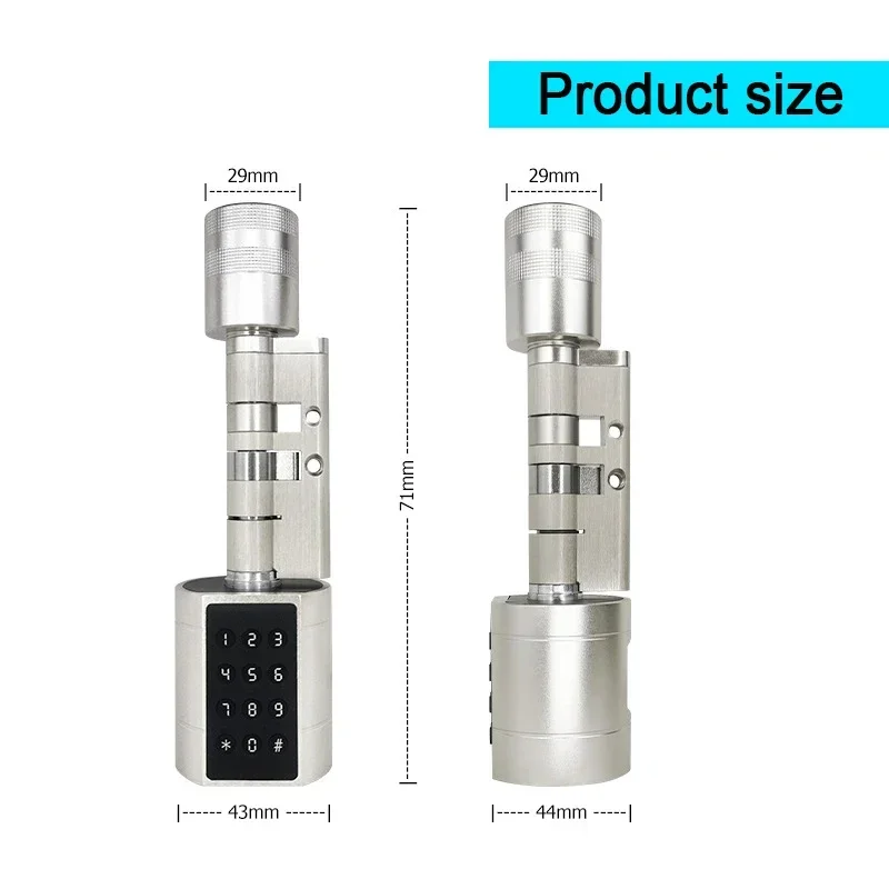 TTlock App Control Smart Lock Elektronisches Fingerabdruck-Türschloss