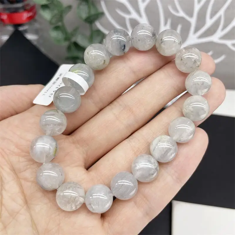 11MM Natural Blue Garden Quartz Bracelet Women Beautiful Colorful Crystal Energy Healing Fashion Gemstone Jewelry 1PCS