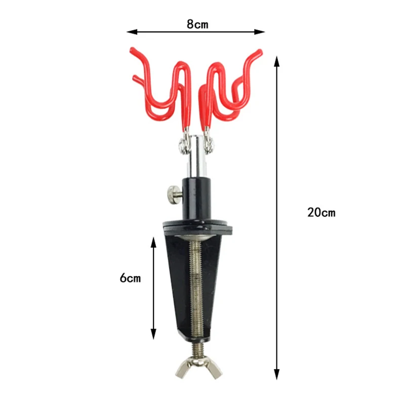 2 Airbrushes Hobby Spritzpistole Teile Tisch Bank Top Mount Airbrush Werkzeug Zubehör Airbrush Halter Clamp-On Ständer hält