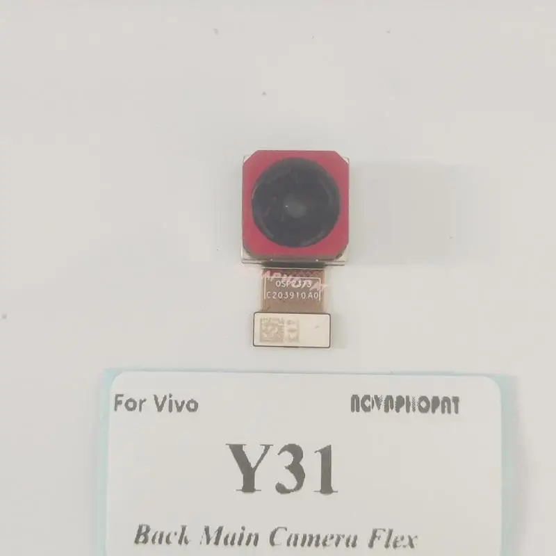 Novaphopat For Vivo Y31 Back Rear Big Main Camera Module / Front Small Camera Flex Cable Replacement