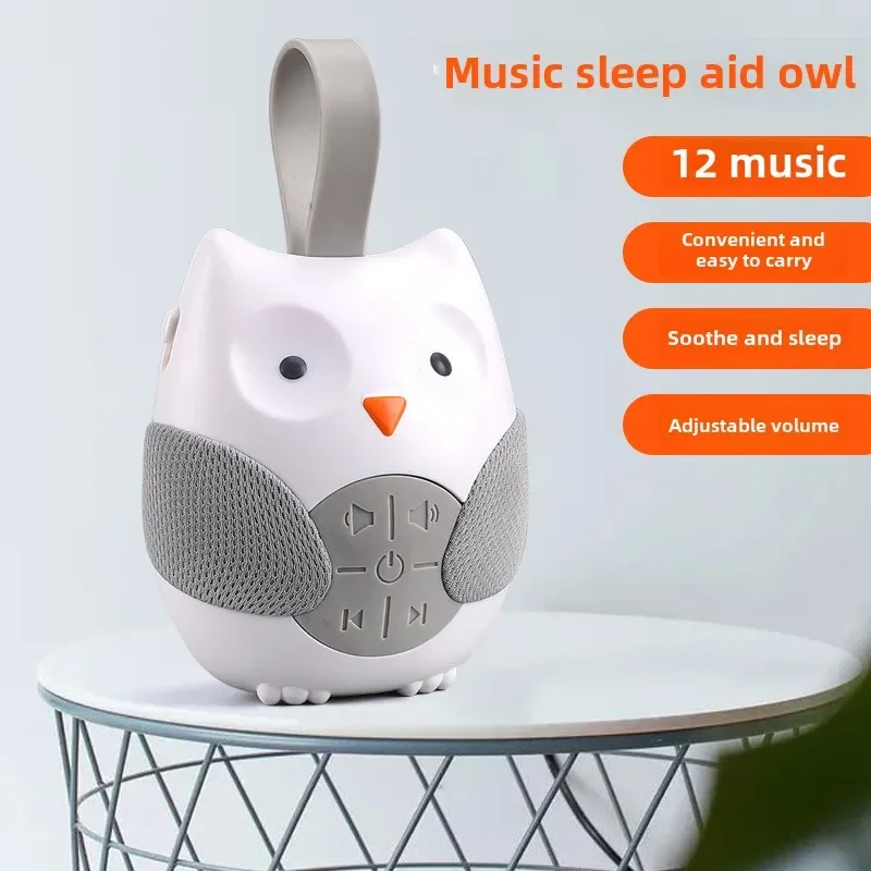 Portable Owl White Noise Newborn Sleep Sleep Sound Machine Machine Soothing Player for Baby Timed Shutdown Sleep Sound Machine