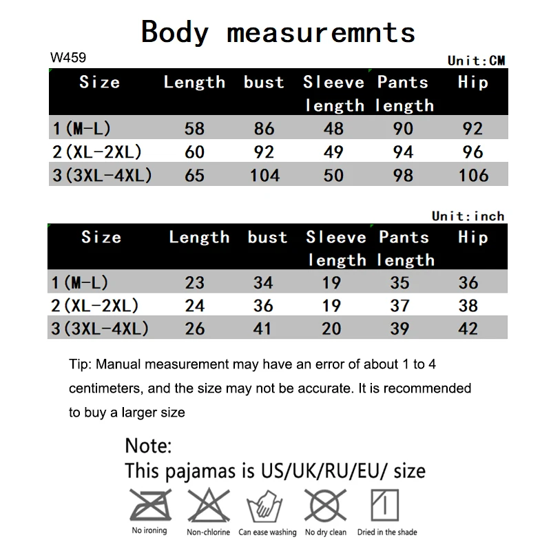 2 pz/set donne di grandi dimensioni con pettorali pigiama primavera autunno e inverno a maniche lunghe auricolare allentato homewear può essere indossato all'esterno