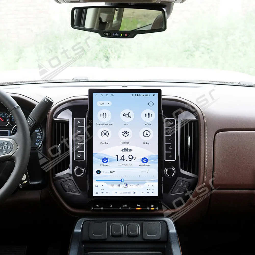 14,4 "Android para Chevrolet GMC Silverado 2013 2014 2015 2016 2017 2018 2019 Radio de coche estéreo pantalla Qualcomm navegación GPS DSP