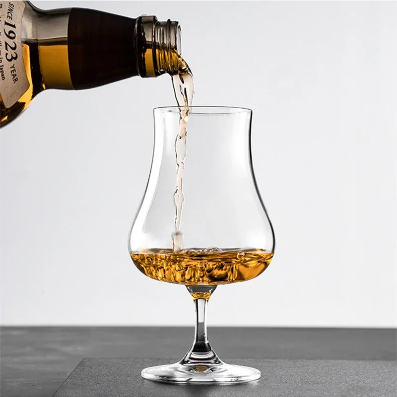 Copa de Cristal Checo para Brandy, Copa de Degustación de Whisky, Vodka, Ron, Gin, Copa Tulipán, Copa de Servir Whisky