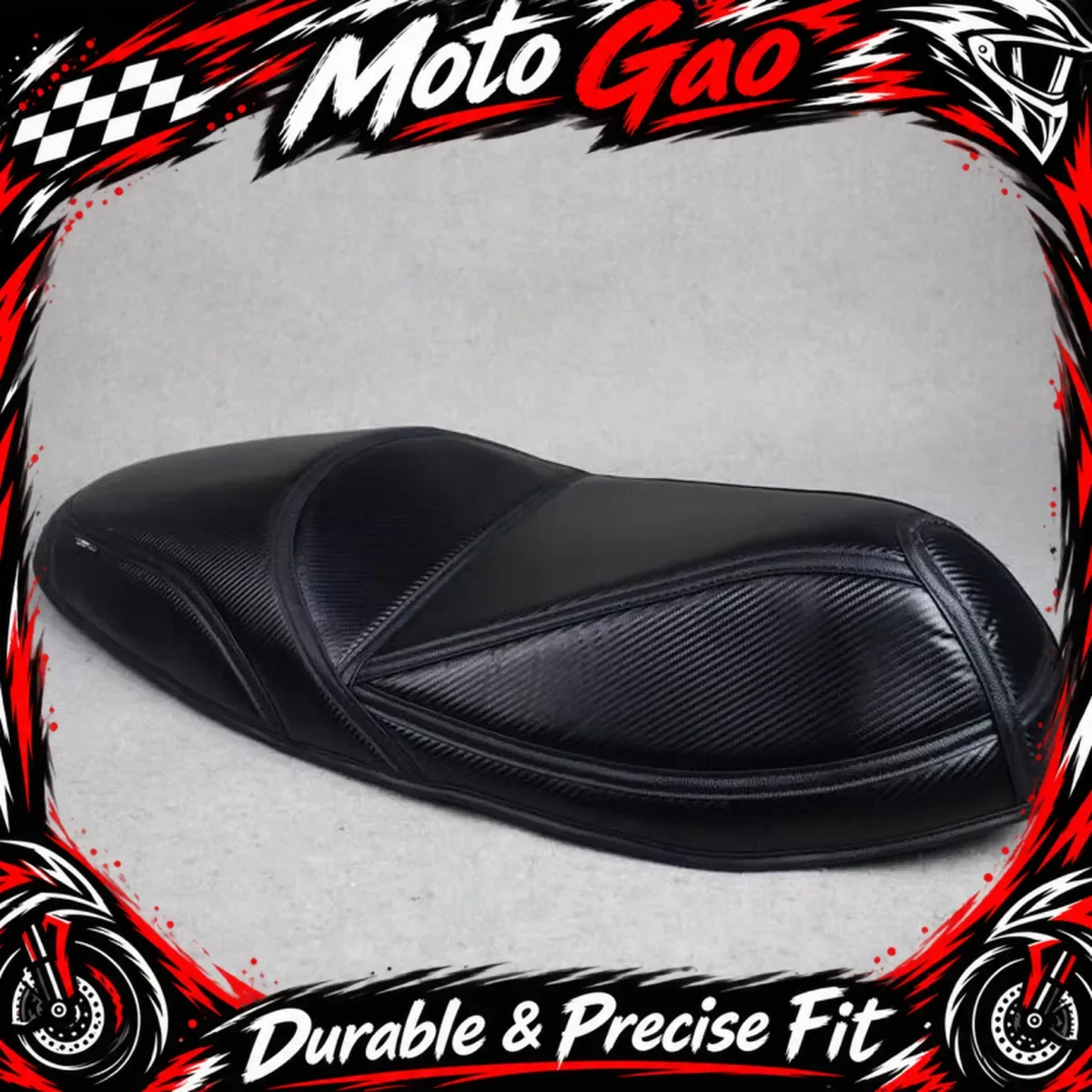 【Precise Fit】Motorcycle upgrade seat cushion cover added seat cover summer sun protection Fit For Yamaha SMAX155 SMAX -155