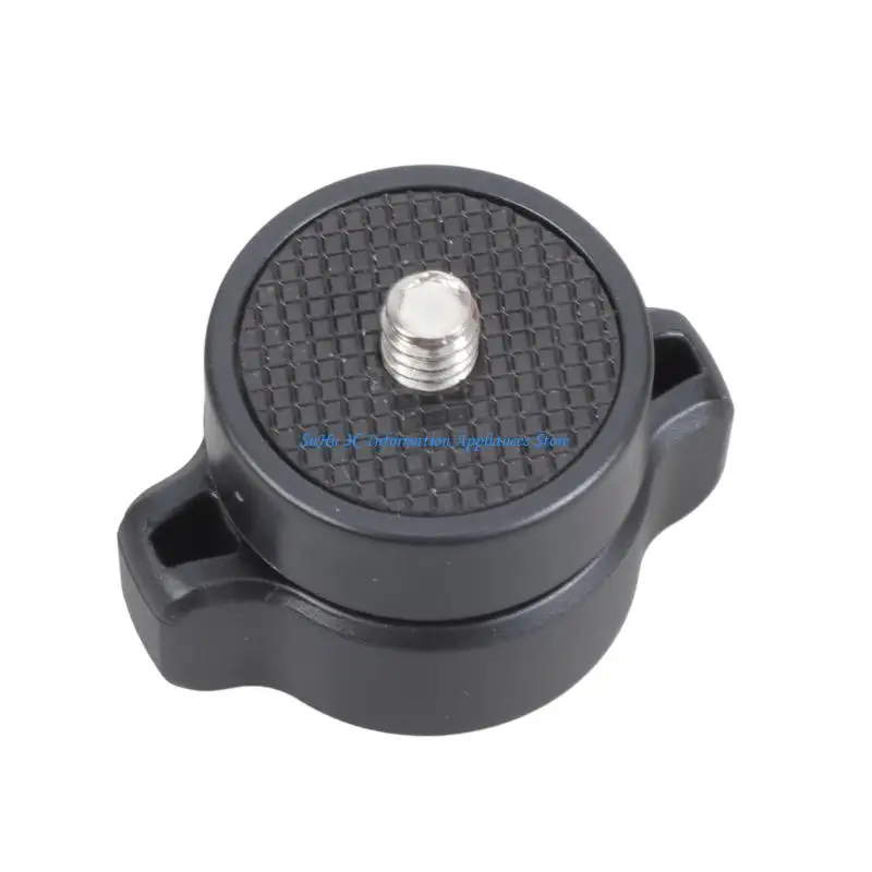 

Secure Locking 17mm Female Ballhead Socket to 1/4inch Male Screw Adapter Converter for Camera Mounts and Holders