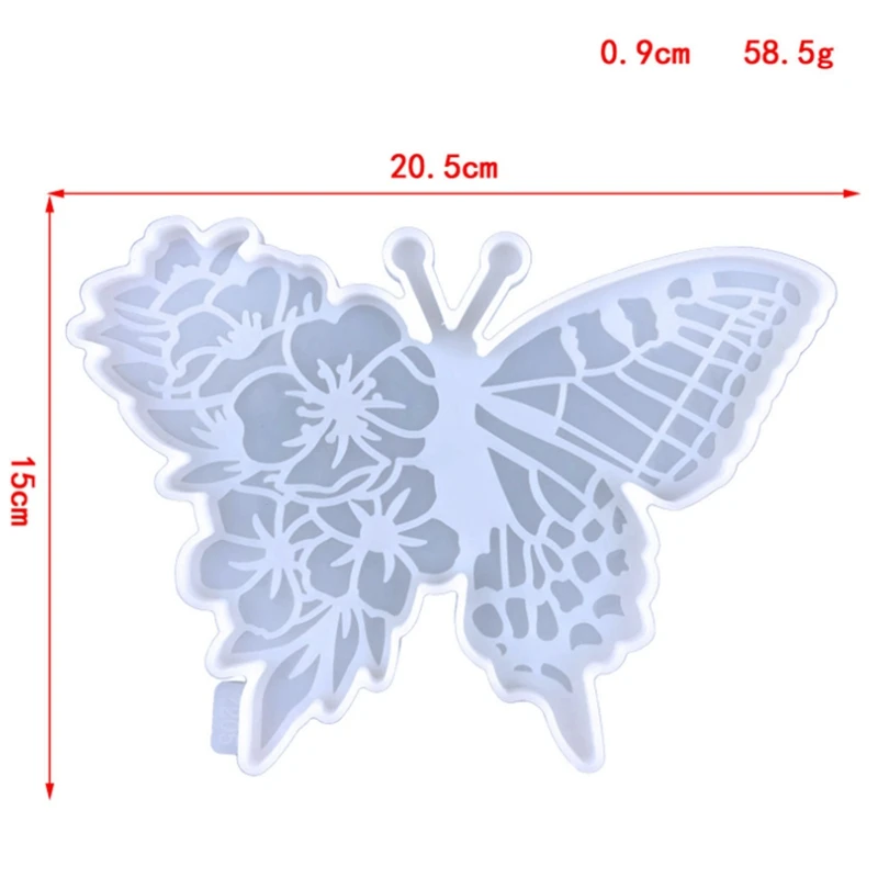 Cute Morpho Resin Mold Crystal Glass Butterfly Silicone Mold DIY Epoxy Monarch Butterfly Wall Decoration