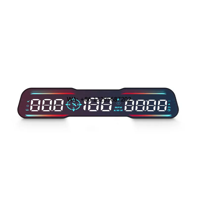 

HUD G19 GPS Speedometer Car Speed Gauge Overspeed Alarm Head up Display Car Accessories