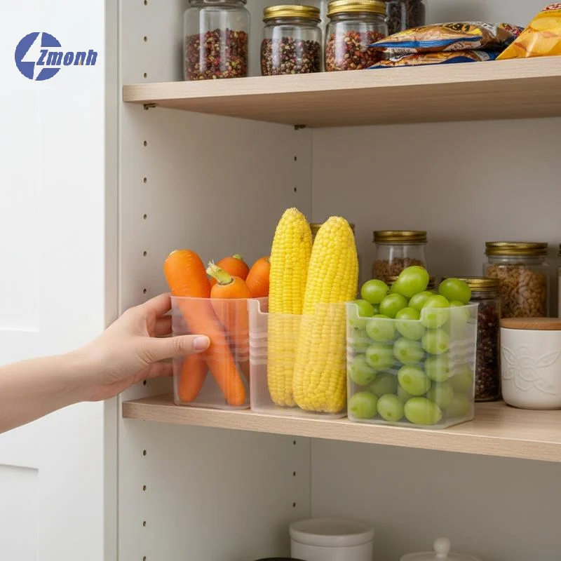 Food Storage Box Plastic - Baru! 4Pcs Kotak Penyimpanan Makanan Transparan