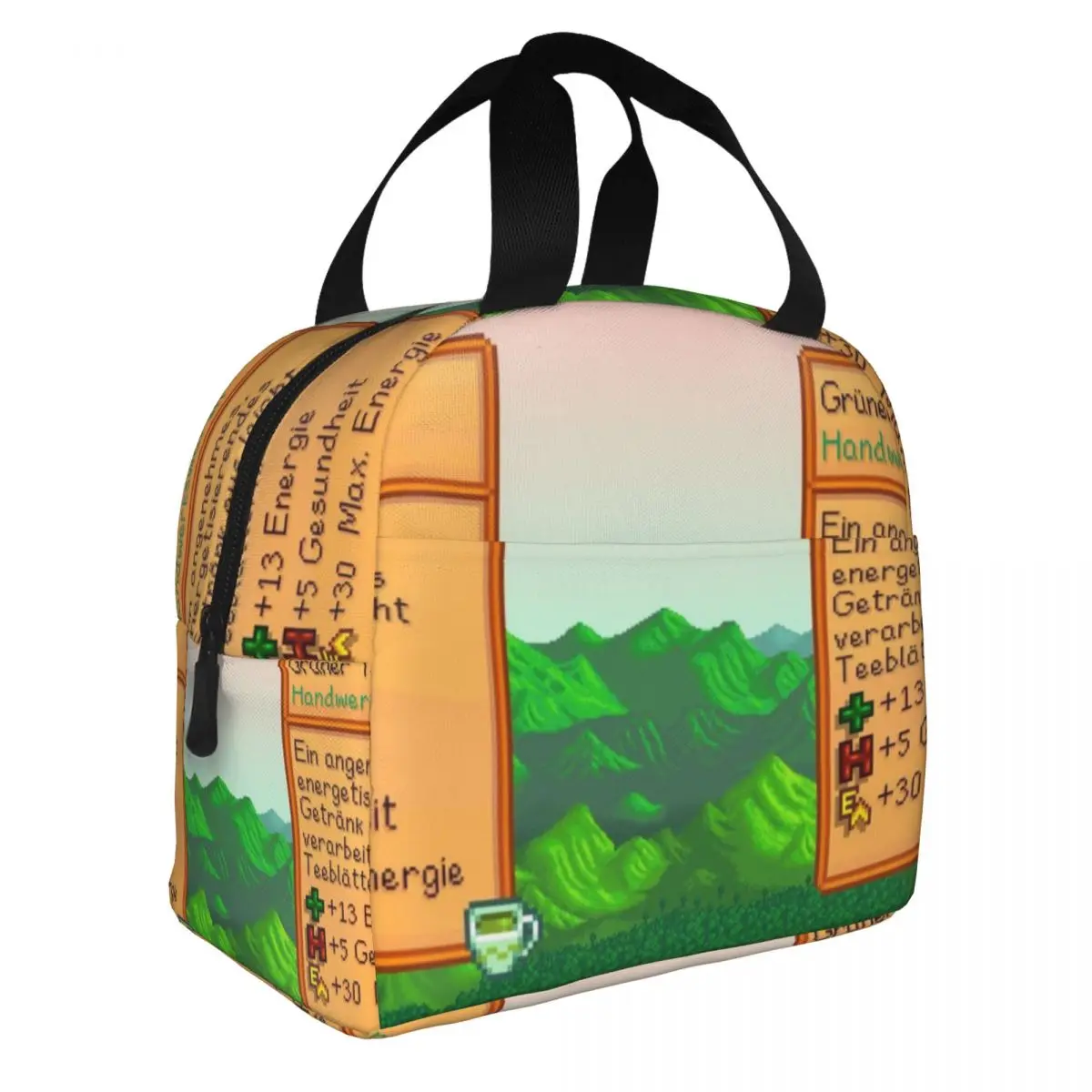 Stardew Valley Video Gamer Tea Insulated Lunch Bags for Women Resuable Thermal Cooler Bento Box Work School Travel
