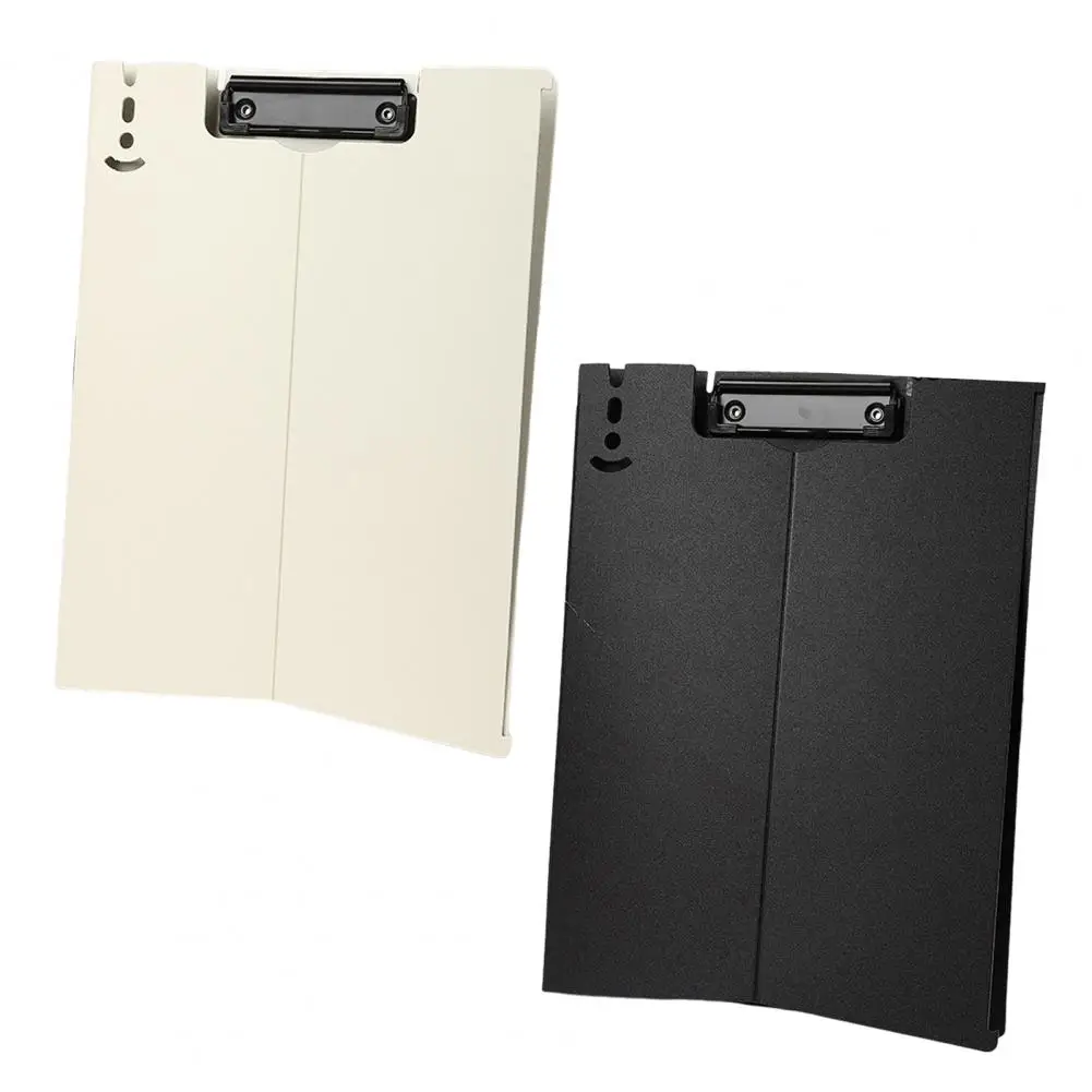 Portapapeles plegable para archivos, organizador impermeable, A4, carpeta de Clip con abrazadera de placa Vertical para archivos de oficina