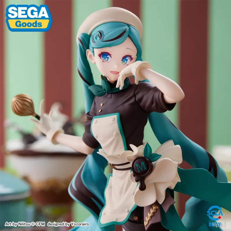 SEGA-Figurines Originales de Dessin Animé Shoasta Hatsune ku, Chocolat Noir Pasteur, Jouets d'Action pour Garçons et Bol, Cadeaux d'Anniversaire pour Enfants