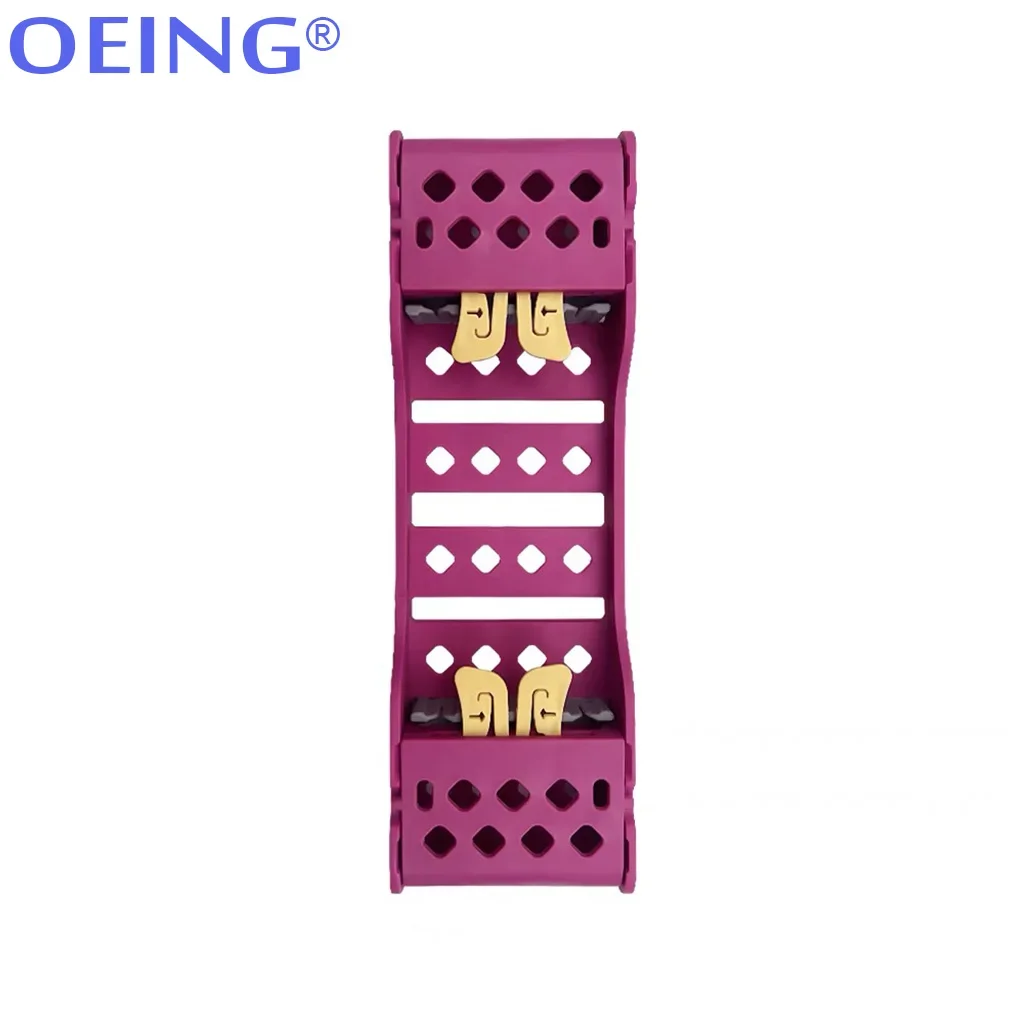 OEING 1Pcs Dental Instrument Box 135℃ Autoclavable Plastic Rack for 4 Slot Plastic Sterilization Tray Dental Instrument Storage - Image 2