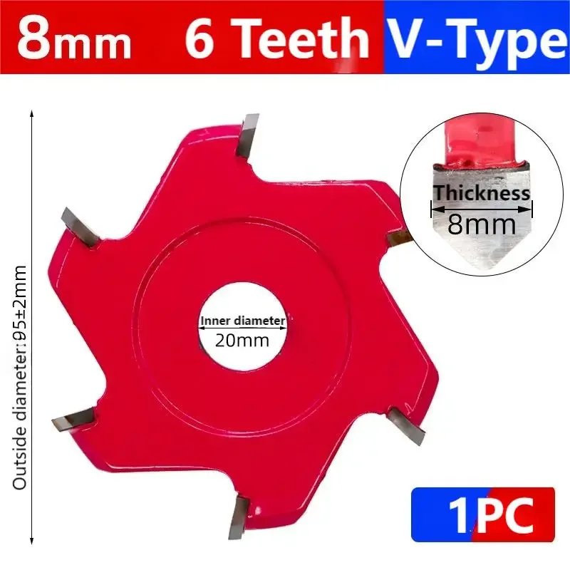 Lame de Coupe à Angle Droit, Plaque Aluminium-Plastique de Type V/U, Agrafée à 90 °, Couteau de Forme Astronomique Ronde, Fraise, Outils de Travail du Bois