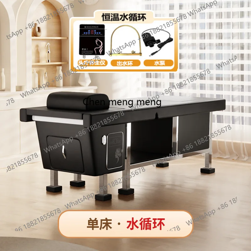 X معالجة الشعر شامبو السرير تداول المياه التبخير سخان المياه، تدليك متكامل نظام توزيع المياه في صالون الحلاقة