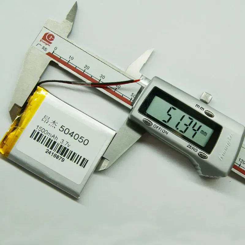 504050   polymeerbatterij oplaadbare batterij MP3 MP4 MP5 3,7 V lithiumbatterij origineel product met grote capaciteit