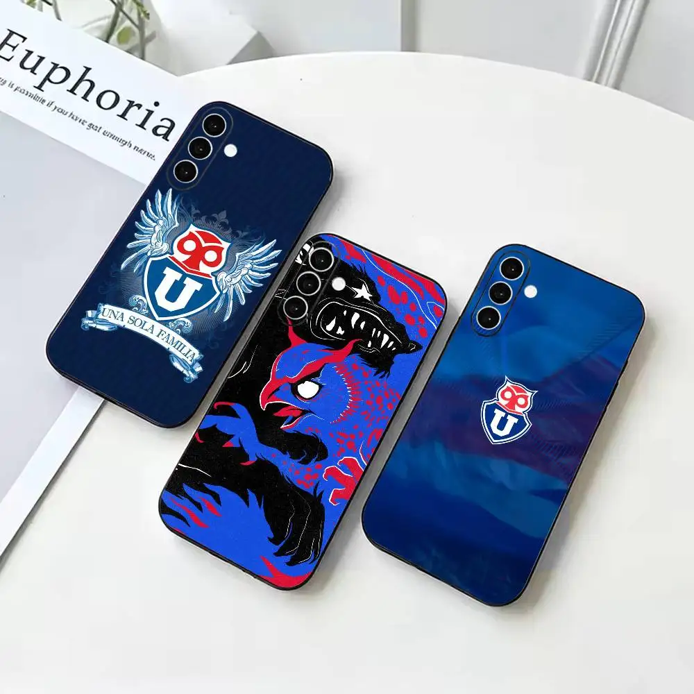 C-Club U-Universidad de -Chile  Black Soft Silicone Phone Case For Samsung Galaxy A73 72 71 70 53 52 51