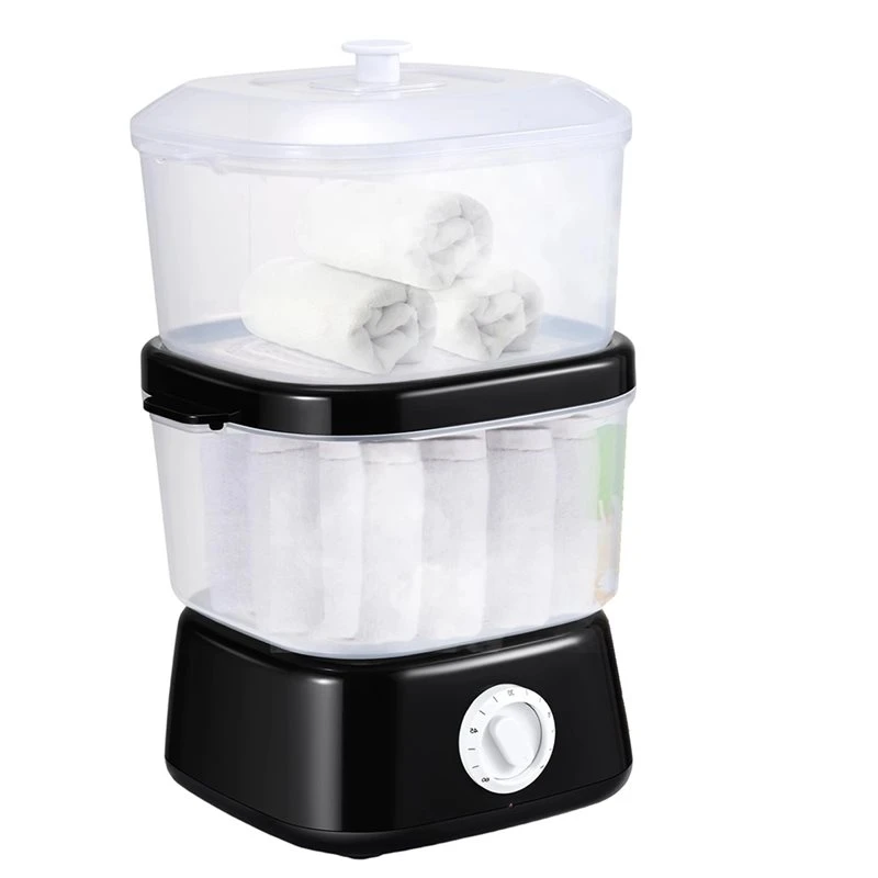 A27F-Hot Towel Warmer, Rapid Heating For Facial Steam Towel Steamer, Can Hold 30 Mini Wet Towels, Portable Mini Towel Heater US