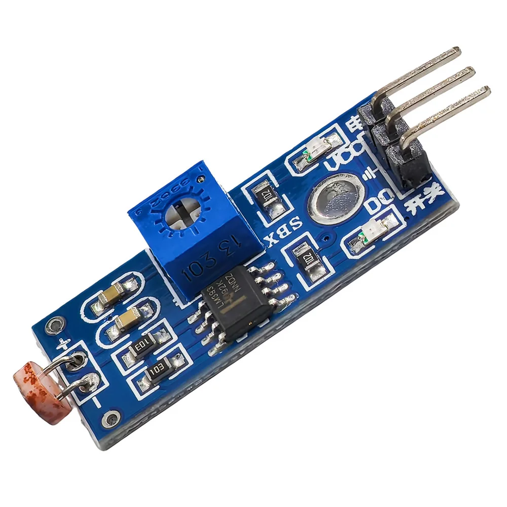 2PCS Photosensitive Brightness Sensor Module 3.3-5V Photoresistor Light Detection Resistance Module Photo Resistor for Arduino