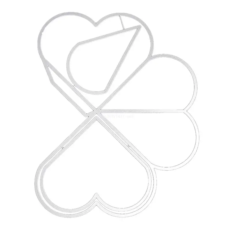 

Cutting Dies for Card Making Heart Shaped Metal Cutting Dies for DIY Scrapbooking Album Embossing Photo Craft Paper Card