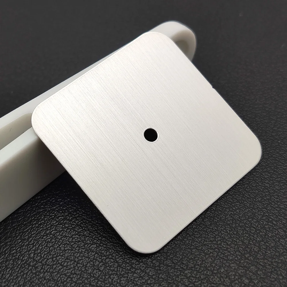 

NH35 dial 27mm Steel Square blank dial Can DIY logo pattern printing Watch upgrade parts suitable for NH34 NH36 NH35 Movement