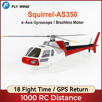 Flywing As350 Squirrel Rc Helicopter Simulation Remote Control Model Gps Self-stabilizing Non-atol 450 Adult Boy Toy RTF/PNP