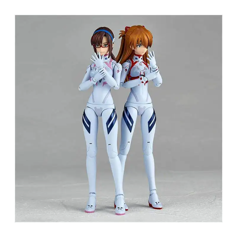 Figura de Acción de Anime Eva Asuka Makinami de Ko Factory, Nueva Edición Cinematográfica, Traje de Combate Blanco, Modelo Articulado para Exhibición, Juguetes para Fans