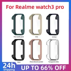 For Realme Watch3 Pro Screen Protector With Tempered Glass Screen Protector Full Cover Protective Cover For Realme Watch3 Pro