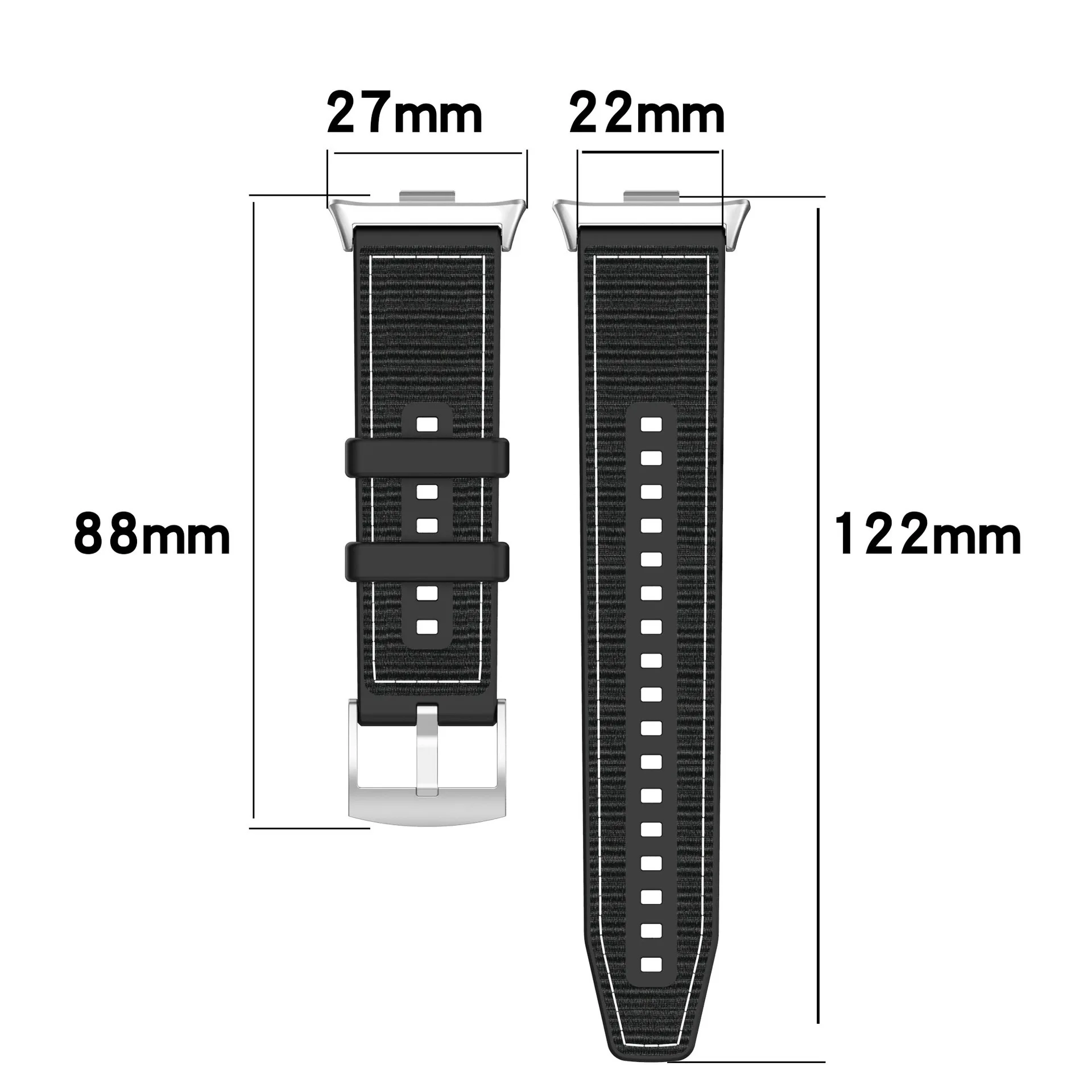 Nylon Silicone Strap For Redmi Watch 6 5 4 Sports Bracelet Replaceable Wristband For Wrist Band for Mi Band10Pro 9 Pro/8Pro