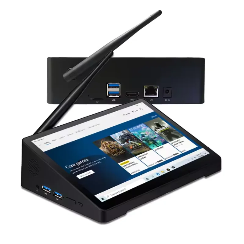 PIPO X8Pro X8S MINI PC Windows 10 OS 7 pulgadas pantalla táctil TV CAJA Intel Quad Core 4GB RAM 64GB ROM con BT WIFI USB RJ45 Tablet PC