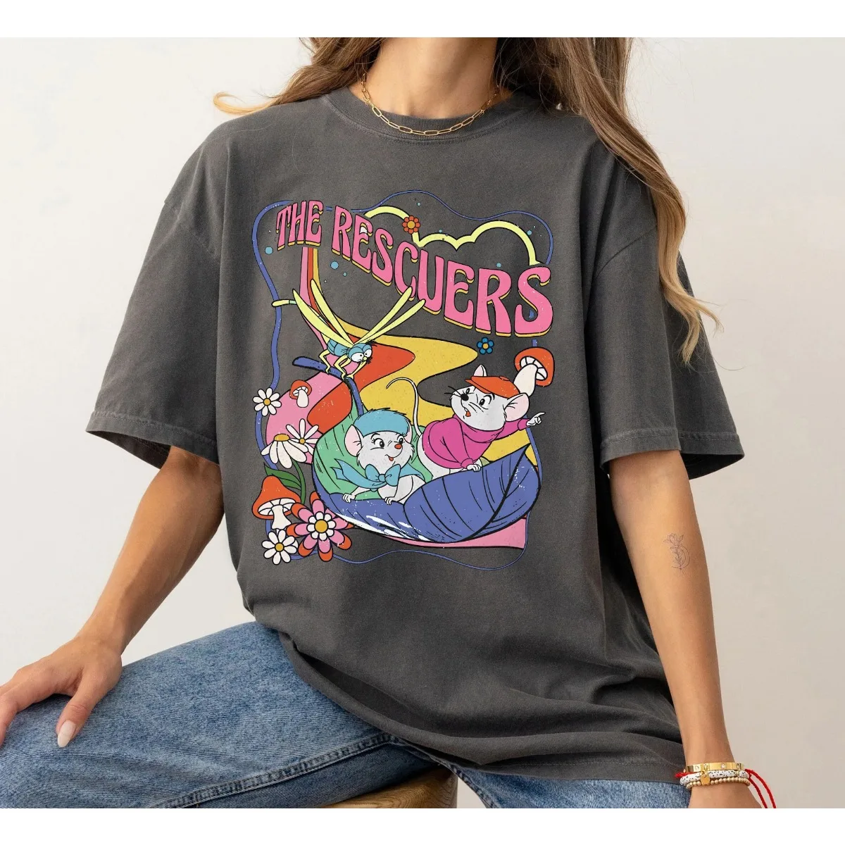 2026 nova disney moda feminina venda quente de alta qualidade dos desenhos animados impresso casual versátil algodão camiseta