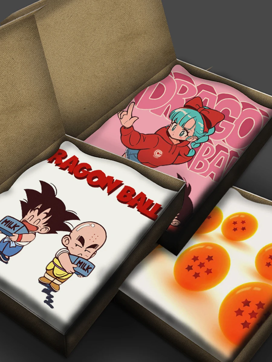 

Original design cartoon dragon ball super joint T-shirt Sun Wukong Buma Kulin pure cotton short-sleeved men's clothes