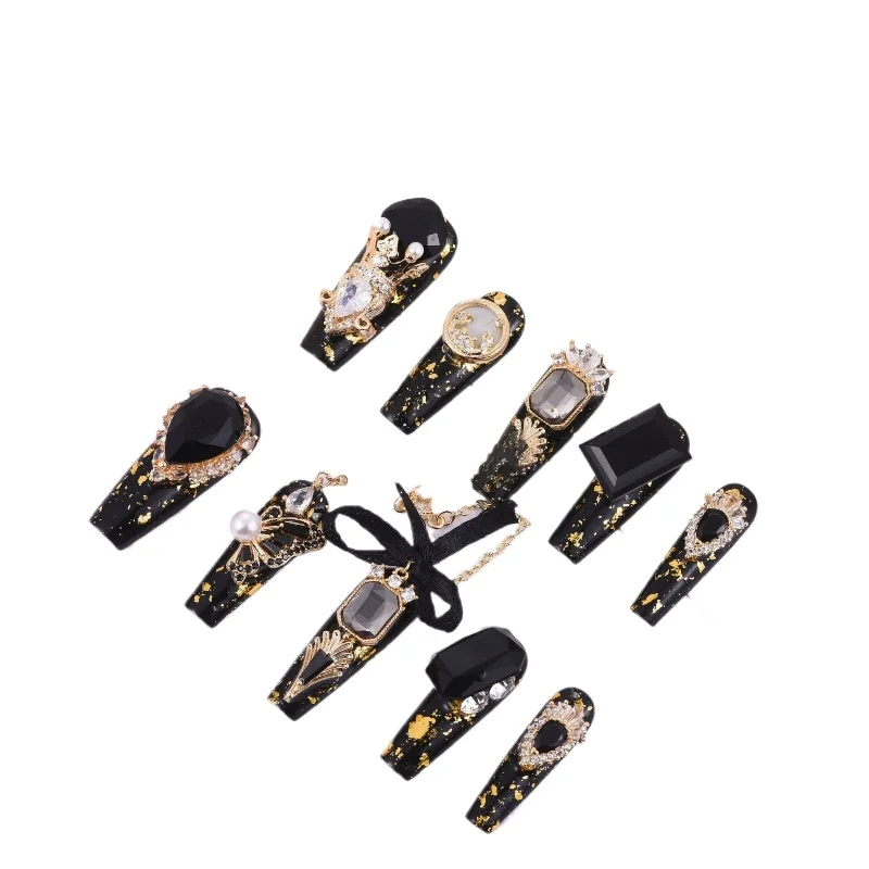 

Twelve constellations - Cancer, Dongzhou crystal pure hand-worn armor, luxury zircon manicure