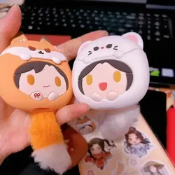 Tgcf Hua Cheng Xie Lian Comics Fox Rabbit Tian Guan Ci Fu Bluetooth Headset Headphone Earphone Case Official Cosplay Toy Gifts