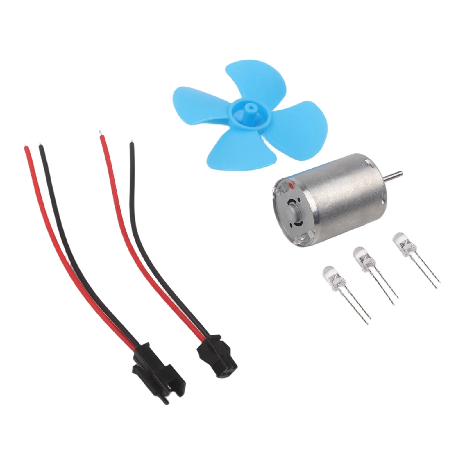 Wind Turbine Generator Kit 0-20V DC Motor With 60mm 4 Fan For Science Education DIY Toy Alternative Energy Supplies