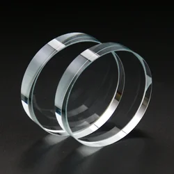 Transparent Cylindrical Glass Crysta Ball Base Ornament Home Table Top Decoration Jewelry Display Base Circular Rack Accessories