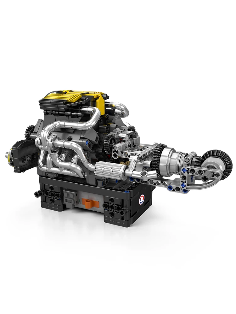 Mould King 10207 Technisches Auto-Motorspielzeug Der PAG Supersportwagen-Motor Baustein-Set Auto-Motor-Bausatz Kinder Weihnachtsgeschenk