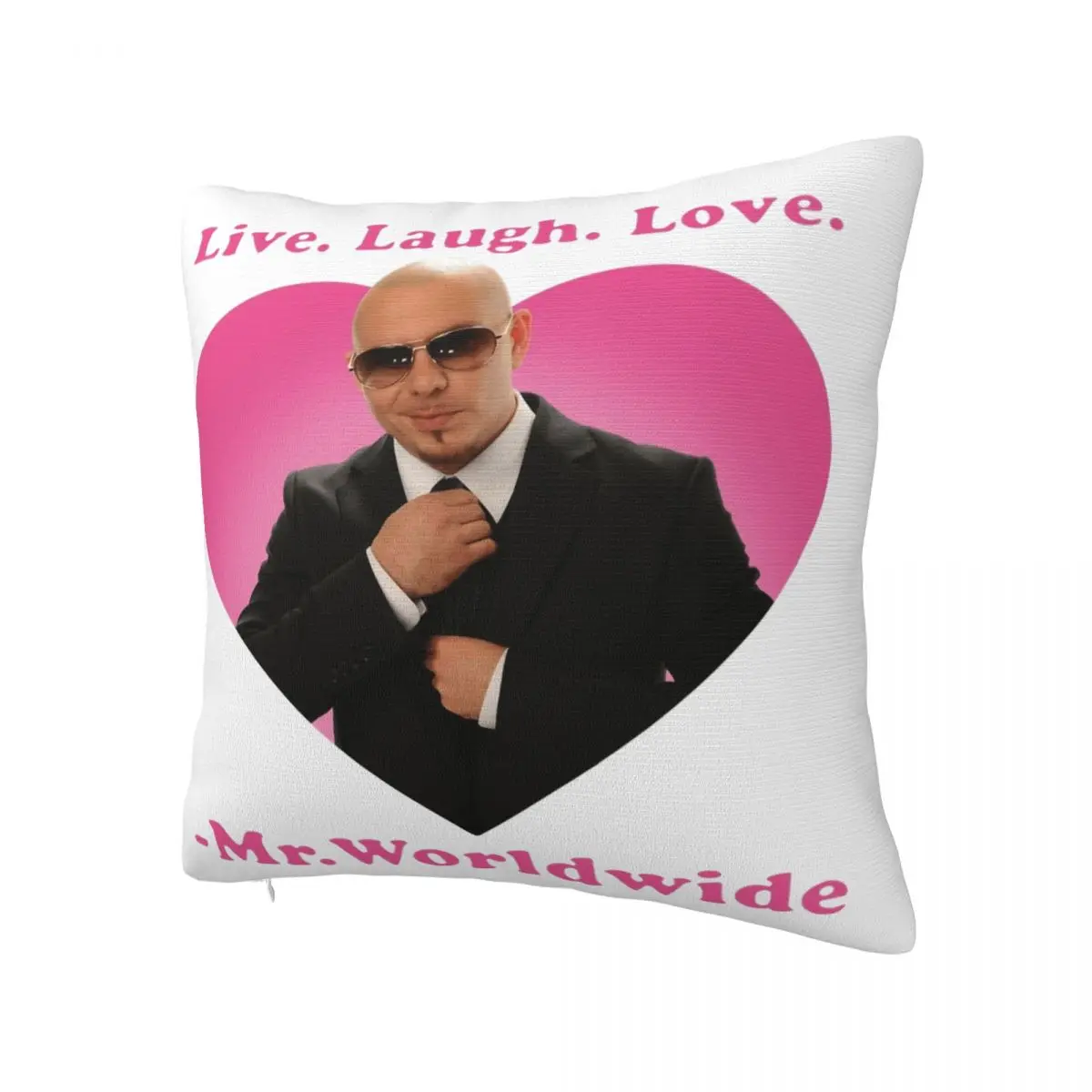 Mr Worldwide Pitbull Pillow Cover Square Pillow Case Cushion Cover Novelty Pattern Pillowcases For Sofa Home Decorative