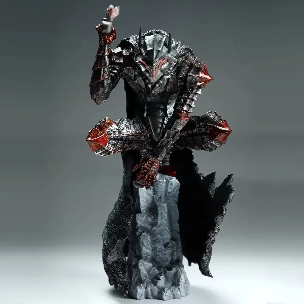 Figura de Anime Berserk Guts L, Figura de Acción de Guts Berserker con Armadura, Figura Coleccionable del Espadachín Negro de Berserk, Muñeco de Juguete