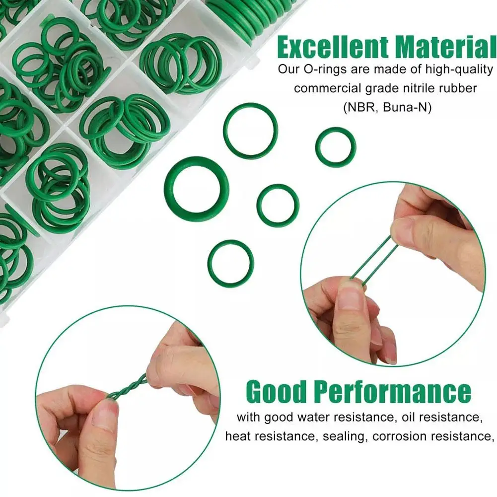 O - مجموعة متنوعة من الختم لضاغط تكييف الهواء للسيارات والسباكة مع خصائص الشد الجيدة ملحقات السيارة C8Q4 #5