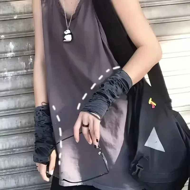 جديد حار بيع المألوف بسيط القوطية أصابع قفازات للجنسين المسيل للدموع تصميم بسط لإعداد الحفلات ودائم #3