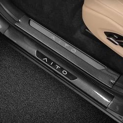 AITO M7 2023 2024 자동차 문짝 씰 스커프 플레이트 보호 커버, 문턱 스트립 장식 스티커, 인테리어 스타일링 액세서리