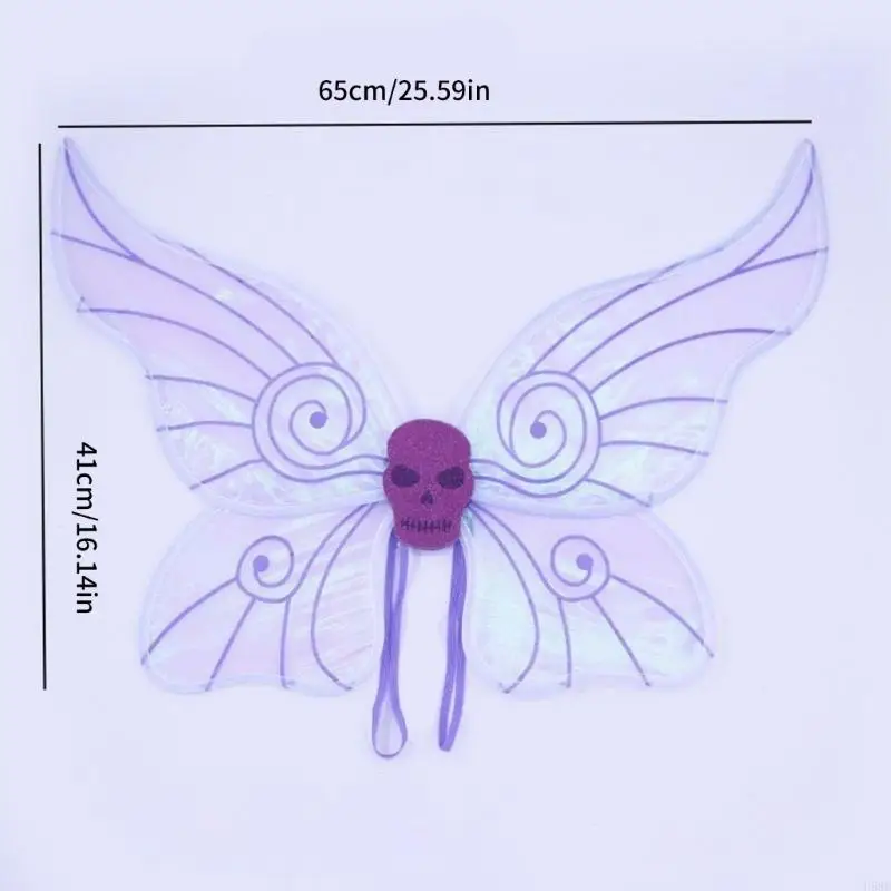 H58E Girl Girl Butterfly Wing Fairies Wing Trang phục cho phụ nữ Cô gái trẻ sinh nhật cosplay Halloween Giáng sinh Sasquerades