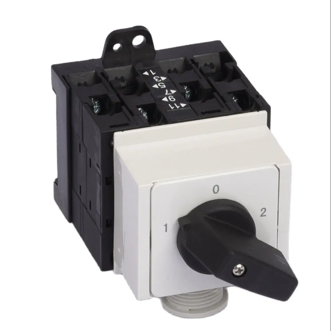 IP65 4P40A 3 Position Rotary Selector Changeover Cam Switch With Waterproof Box Interruptor three position Transfer switch