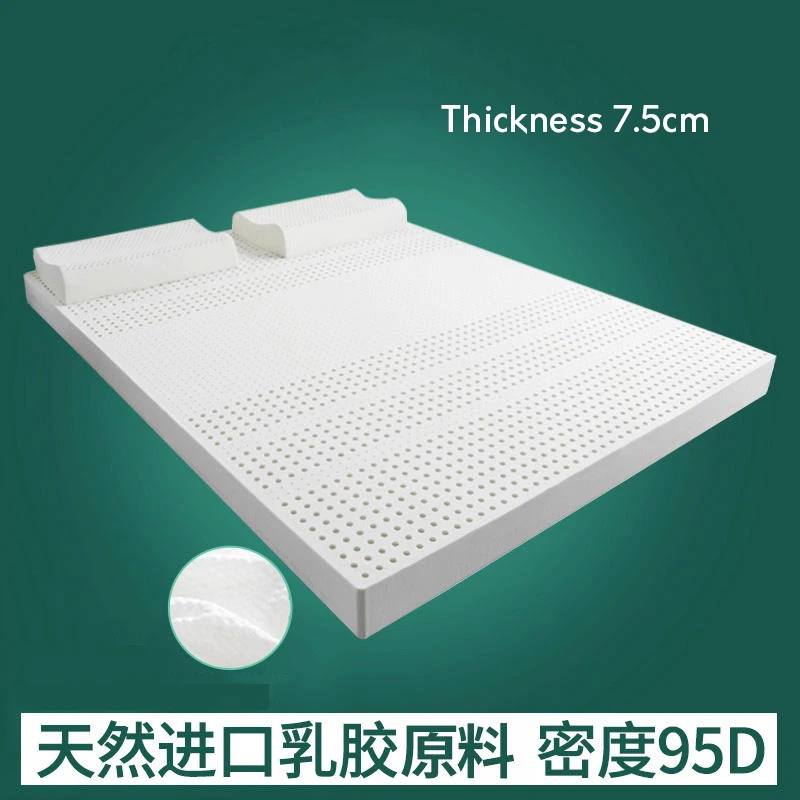 

New Thailand imported 10cm natural latex raw liquid mattress rubber cushion mats single double home top 100% latex mattress