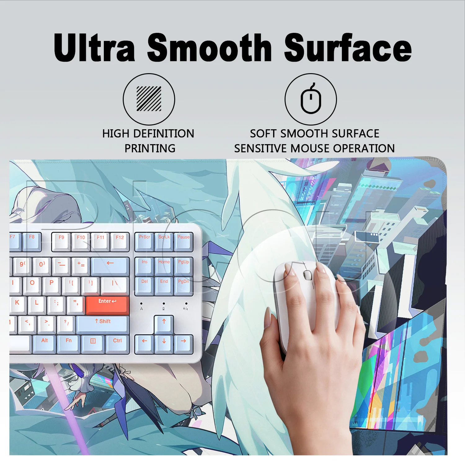 แผ่นรองเมาส์พิมพ์ลาย HD Remiel - Tech Accessories For Office Desk บทวิจารณ์และราคา