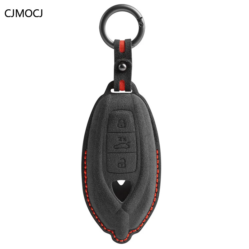 

Universal Key Case for Lamborghini Urus (2021/2023) and Revuelto - Premium Suede Leather Key Cover Keychain